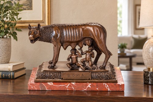 Bronze skulptur romulus - bronze,