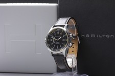 [Fast neuwertig mit Box] Hamilton Khaki H776450 schwarzes Zifferblatt Datum a...