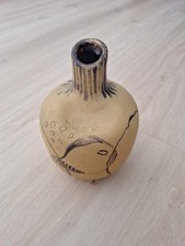 Vase Keramik 70er Sgrafo Peter Müller W. Germany