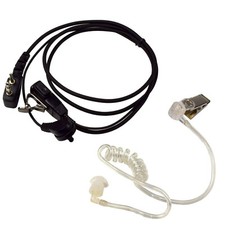 Freisprechanlage Headset Mit Hörschlauch Hörer & Ptt Mic für Icom Radio Geräte