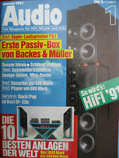 AUDIO 1/91, HEYBROOK C3/P3, BONSAI TYP 1, CELESTION 5, KLIPSCH 760,MISSION KG 1,