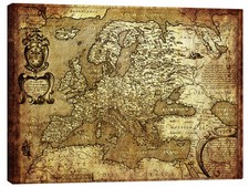 Leinwandbild Europa 1600 -