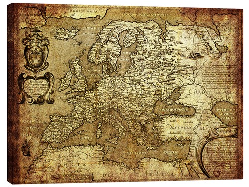 Leinwandbild europa 1600 - europa,