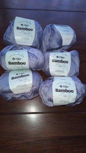 Wolle paket 6x50gr bambus - 6x50gr,