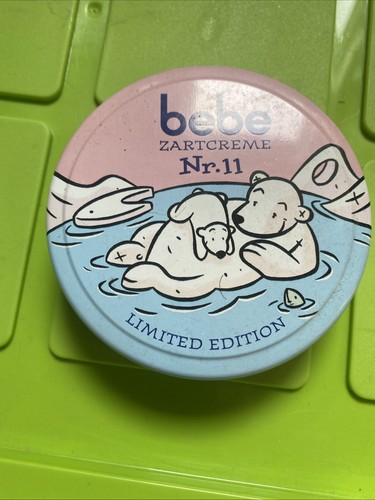 Bebe creme blechdose - blechdose, leer