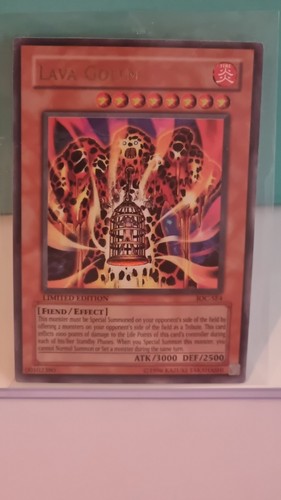 Yugioh lava golem ioc se4 - golem,