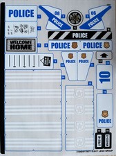 LEGO® City Polizei Aufkleber