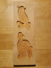 Butterform Buttermodel Holz Formen und Servieren von Butter, Vögel, 23 cm