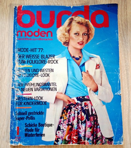 Vintage handarbeitsheft burda - vintage,