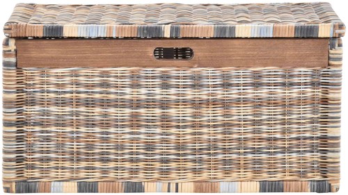 Korb mit deckel rattan - korb,