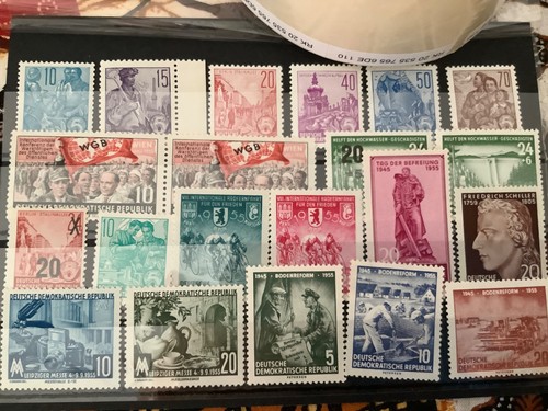 Briefmarken aus ddr - aus, ddr,