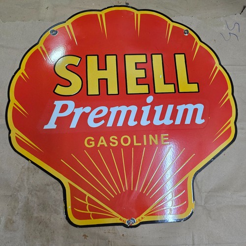 Shell premium benzin porzellan - shell,