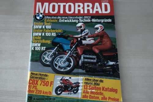 Motorrad 1983 bmw - 1), k