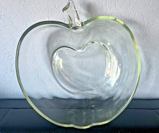 Schüssel Glas in Apfelform Größe 26,5 cm, Höhe 10 cm 