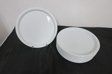 Bauscher Porzellan - weiß  6 Teller mit hohen Rand