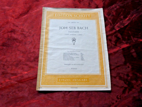 Bach fantasie moll noten - fantasie, c-moll