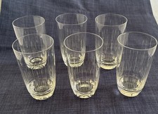 5 FRIEDRICH-Kristall GLÄSER „Windsor“, Höhe 11 cm, 50er Jahre