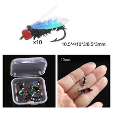 10 Stück Fliegenfischen mit