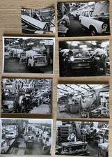 (2) 8 originale Wende-Fotos, Sachsenring Automobilwerk Zwickau, 1990 TRABANT 1.1