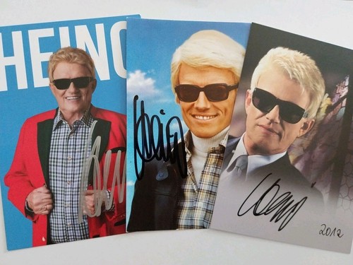 Heino autogramm signiert - autogramm,