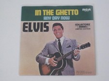 Vinyl Single  Elvis Presley:  In The Ghetto / Any Day Now  (1977 RCA USA)