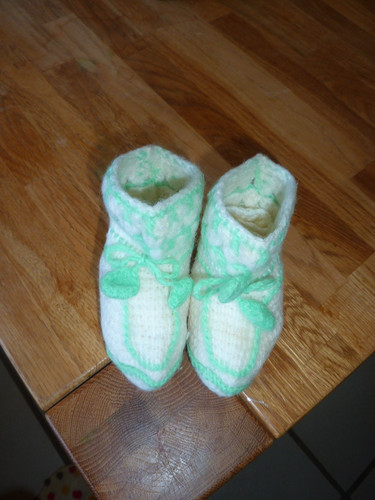 Babyschuhe stiefel tunesisch - babyschuhe,