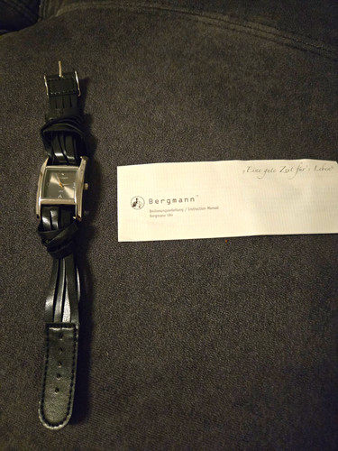Bergmann armbanduhr rechteckig - bergmann,