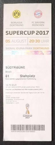 Ticket supercup 2017 - supercup, 5.8.2017