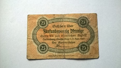 Notgeld gutschein pfennig - notgeld,