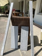 Granit Fensterbänke mit Wassernase, 2 Stück, zzgl. 2x Verschnitt