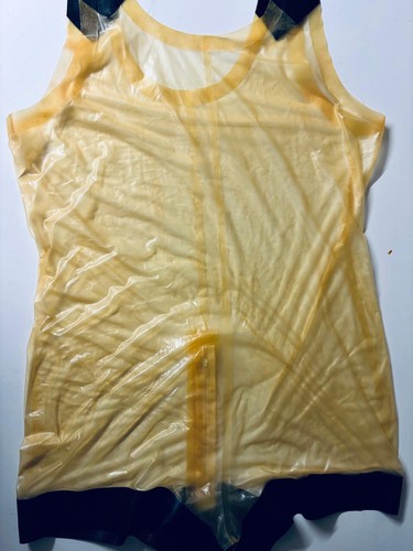 Latex body herren transparent - latex,