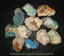 Natürlicher roher Feueropal