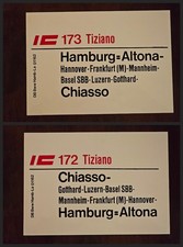 Zuglaufschild IC172 Tiziano