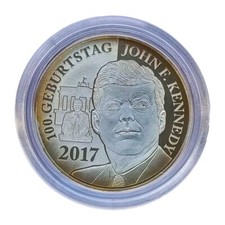 Die Höhepunkte des Jahres 2017, 100. Geburtstag J.F.Kennedy, 999 Silber, st.