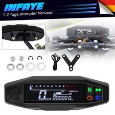 12V LCD Motorrad Tachometer
