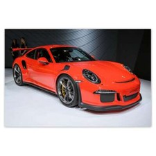 Poster WandTattoo Sticker Aufkleber Rotes Porsche Auto Nr. H2966_PLNS