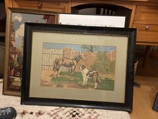 Gesticktes Bild mit Pferd