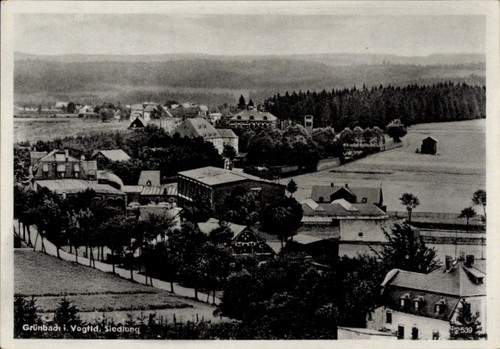 Grünbach vogtland dorf - im, vogtland,