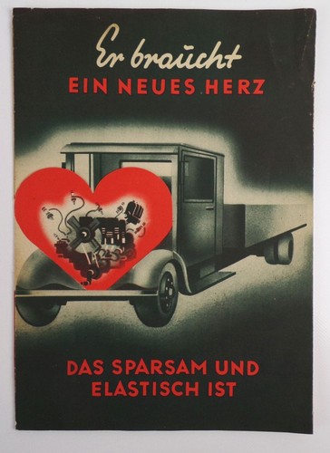 Werbe prospekt mwm dieselmotor - werbe,