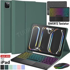 Touchpad Tastatur mit Hülle Für iPad Pro 11'' M4 Pro 11'' M5 M4 2025 2024 QWERTZ