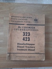 IHC MC Cormick Schlepper 323 423 Diesel Ersatzteilkatalog 1966 310 Seiten Orig
