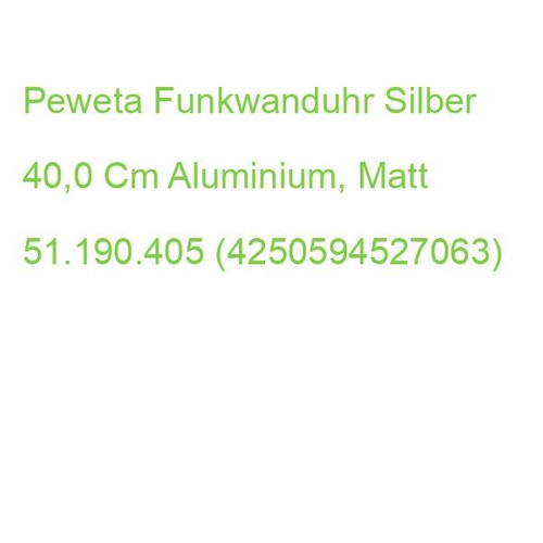 Peweta funkwanduhr weiß - peweta,