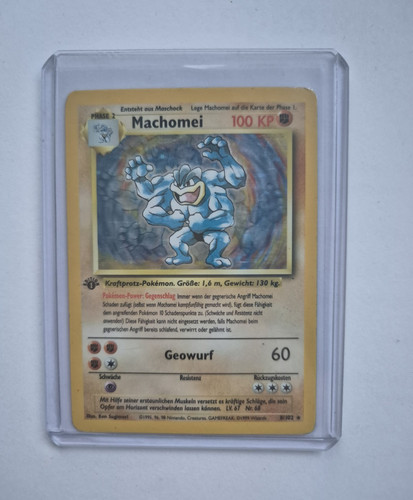 Pokémon machomei 102 holo - pokémon, 8/102