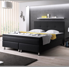 Boxspringbett 180x200 Schwarz