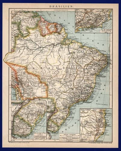Landkarte anno 1899 - ,