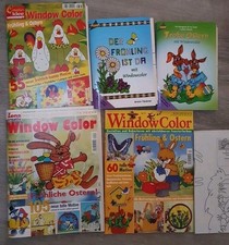 Window Color Hefte/Bücher 5 Stück, Thema Frühling/Ostern