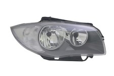 Scheinwerfer für BMW E81 E82 E87 E88 1er ab 2009- rechts Schwarz H7 Halogen vorn