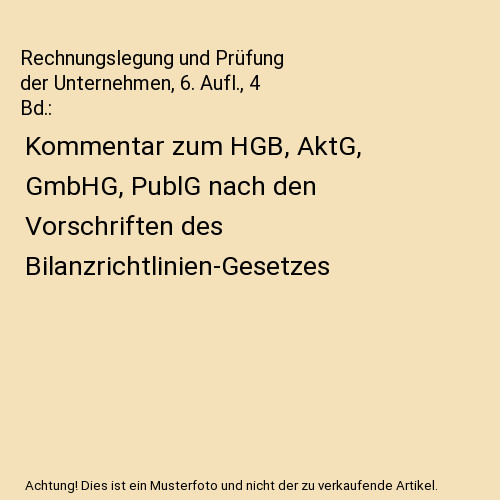 Rechnungslegung und prüfung - rechnungslegung,