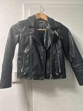 Mädchen kunstlederjacke
