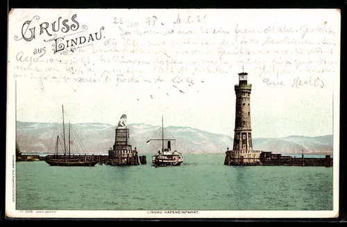 Lindau hafeneinfahrt - lindau,,